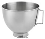 אַחֵר KitchenAid קערת נירוסטה מלוטשת 4.5 ליטר עם ידית קבצים מצורפים ואביזרים 4PF80N117