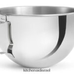 אַחֵר KitchenAid קערת נירוסטה מלוטשת 7 ליטר למיקסרים נבחרים למעמד להרמת קערה קבצים מצורפים ואביזרים 4PF80N144