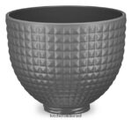 אפור KitchenAid קערת קרמיקה משובצת 5 ליטר קבצים מצורפים ואביזרים 4PF80N129