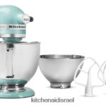 אקווה שמיים KitchenAid מערבל סטנד עם ראש הטיה מסדרת artisan 5 ליטר עם קערה נוספת של 3 ליטר מכשירים 4PF80N99