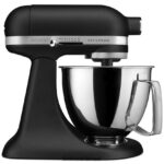 ברזל יצוק שחור KitchenAid מיקסר סטנד מיני 3.5 ליטר עם ראש הטיה artisan מכשירים 4PF80N78