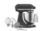 ברזל יצוק שחור KitchenAid מיקסר סטנד עם ראש הטיה מסדרת artisan 5 ליטר עם נקודות מגע מובחרות מכשירים 4PF80N25 - Image 2