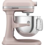 ורוד נוצה KitchenAid מיקסר סטנד 7 ליטר להרמת קערה מכשירים 4PF80N91