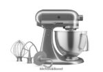 כרום מתכתי KitchenAid מיקסר סטנד עם ראש הטיה מסדרת artisan 5 ליטר עם נקודות מגע מובחרות מכשירים 4PF80N32 - Image 2
