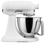 לבן מט KitchenAid מיקסר סטנד מיני 3.5 ליטר עם ראש הטיה artisan מכשירים 4PF80N80 - Image 2