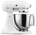לבן מט KitchenAid מיקסר סטנד עם ראש הטיה מסדרת artisan 5 ליטר מכשירים 4PF80N45 - Image 2