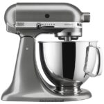 מדליון כסף KitchenAid מיקסר סטנד עם ראש הטיה מסדרת artisan 5 ליטר מכשירים 4PF80N40