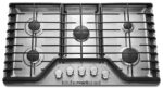 פלדת אל - חלד KitchenAid כיריים גז 36 אינץ' 5 מבערים מכשירים 4PF80N156
