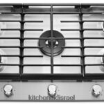 פלדת אל - חלד KitchenAid כיריים גז 36 אינץ' 5 מבערים מכשירים 4PF80N158