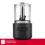 שחור מט KitchenAid גו קוצץ מזון אלחוטי - סוללה נמכרת בנפרד מכשירים 4PF80N239 - Image 2