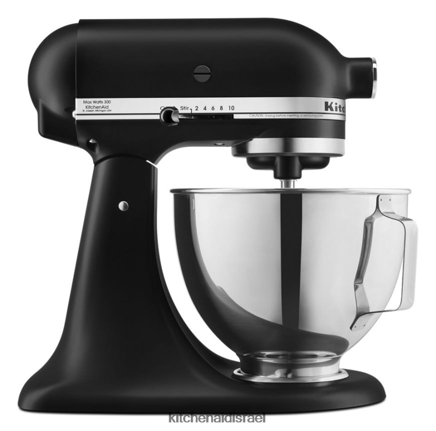 שחור מט KitchenAid מיקסר סטנד דלוקס 4.5 ליטר עם ראש הטיה מכשירים 4PF80N70 - Image 1