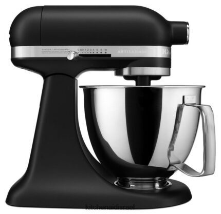 שחור מט KitchenAid מיקסר סטנד מיני 3.5 ליטר עם ראש הטיה artisan מכשירים 4PF80N81