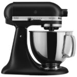 שחור מט KitchenAid מיקסר סטנד עם ראש הטיה מסדרת artisan 5 ליטר מכשירים 4PF80N42