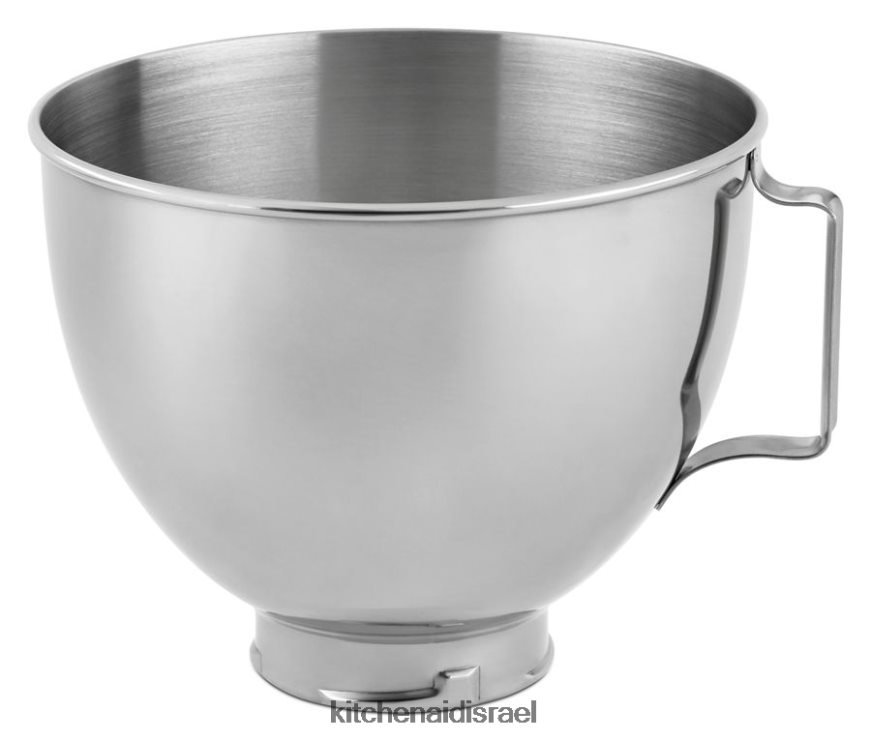 אַחֵר KitchenAid קערת נירוסטה מלוטשת 4.5 ליטר עם ידית קבצים מצורפים ואביזרים 4PF80N117